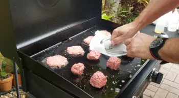 cast iron burger