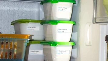 How to label food containers