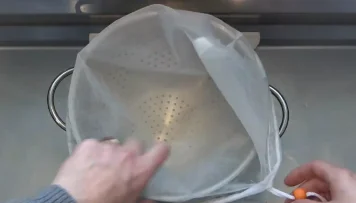 The size and capacity of a few yogurt strainers