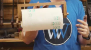 Tear paper towel holder